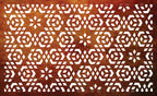 Balustrade & Privacy Panel  - Boho Mark IV - In Corten Steel & Aluminium