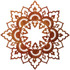 Corten Steel Wall Art - Boho Mandala CR6
