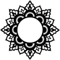 Mandala 04 - Laser Cut Metal Garden & Wall Art