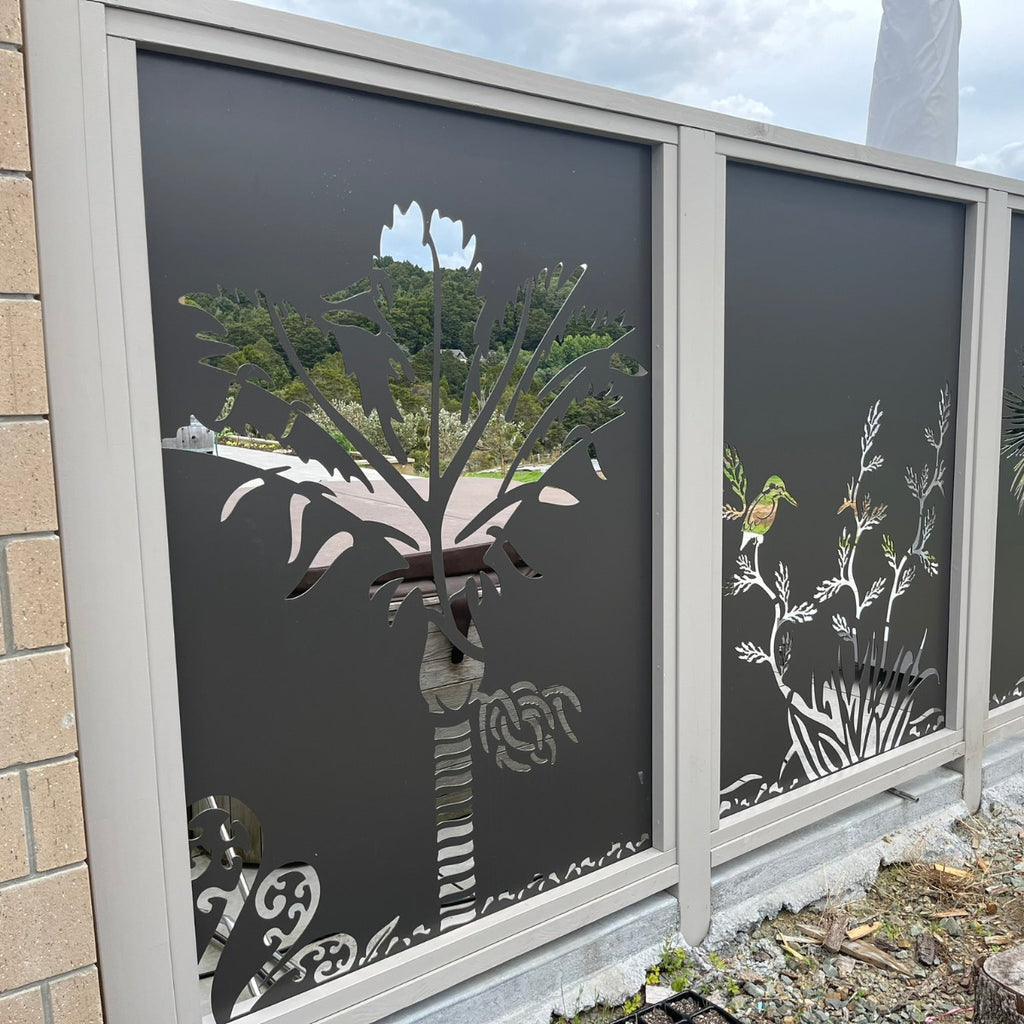 Privacy Screen  - Nikau Decorative Panel Set