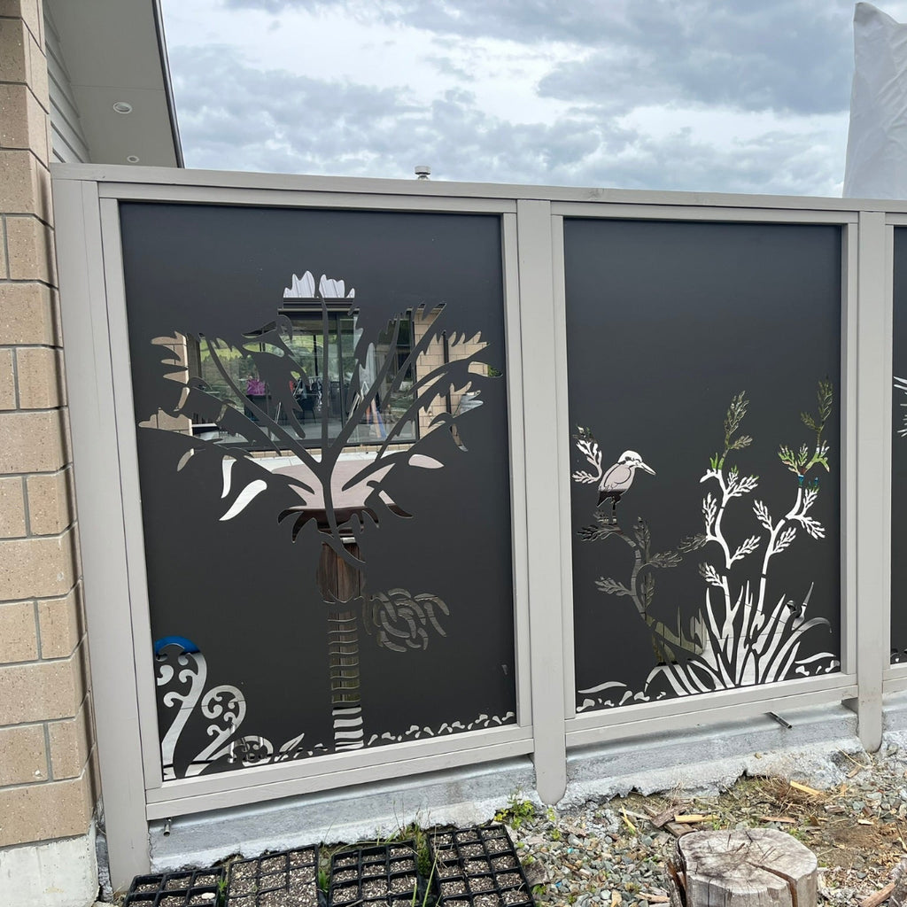 Privacy Screen  - Nikau Decorative Panel Set