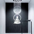 Buddha In Meditation - Laser Cut Metal Wall Art