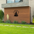 Buddha In Meditation - Laser Cut Metal Wall Art