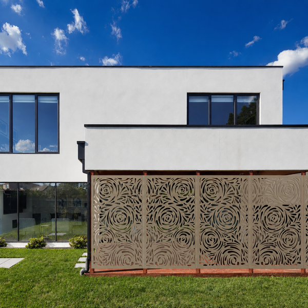Privacy Screen & Fence Panel  - Drop Flower