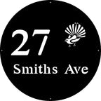 Make Your Own House Numbers & Address Signs - Large 80cm Circular