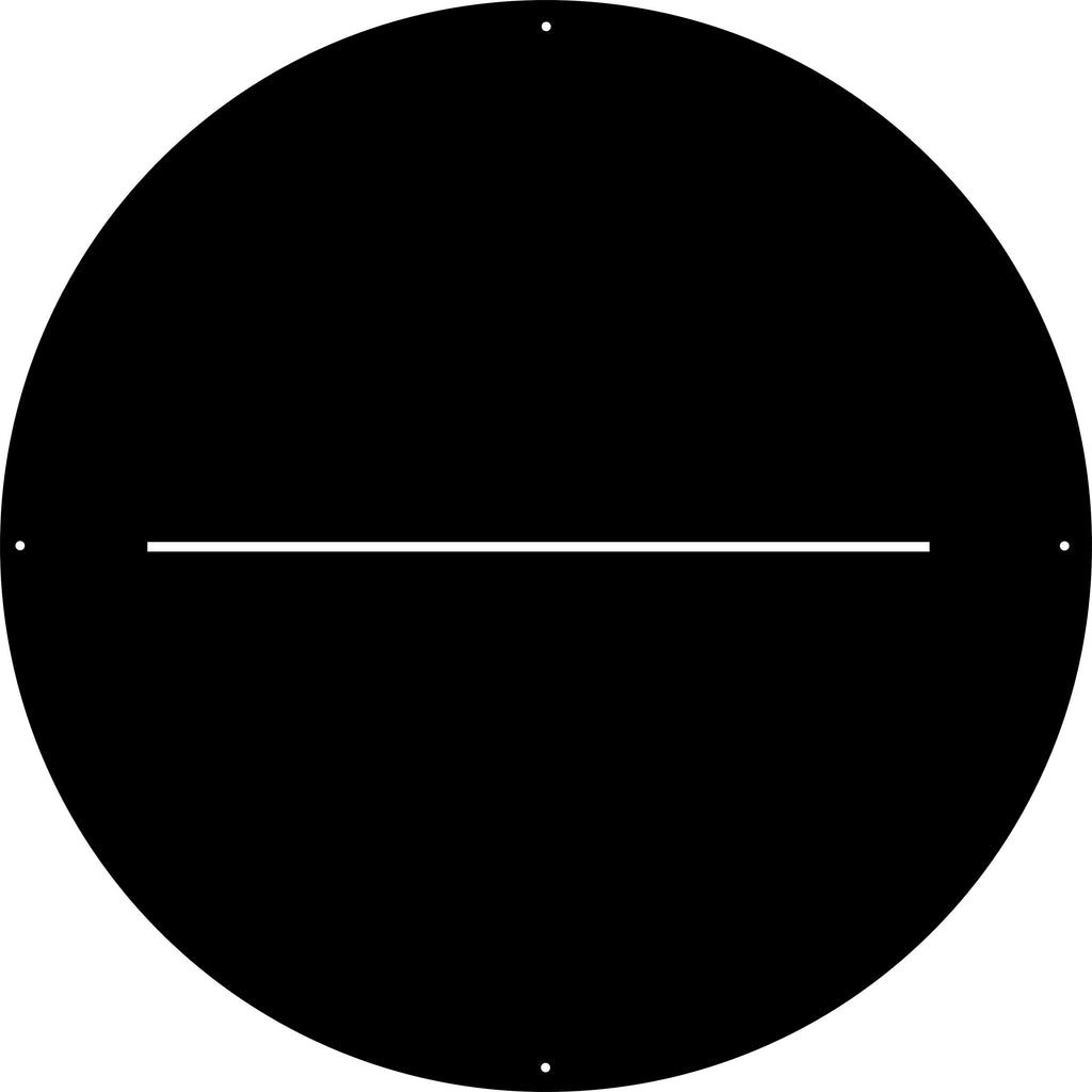House Number & Address Sign - Small 40cm Circular