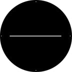 House Number & Address Sign - Small 40cm Circular