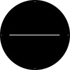 Make Your Personalized House Numbers & Address Sign Plate - Medium 60cm Circular