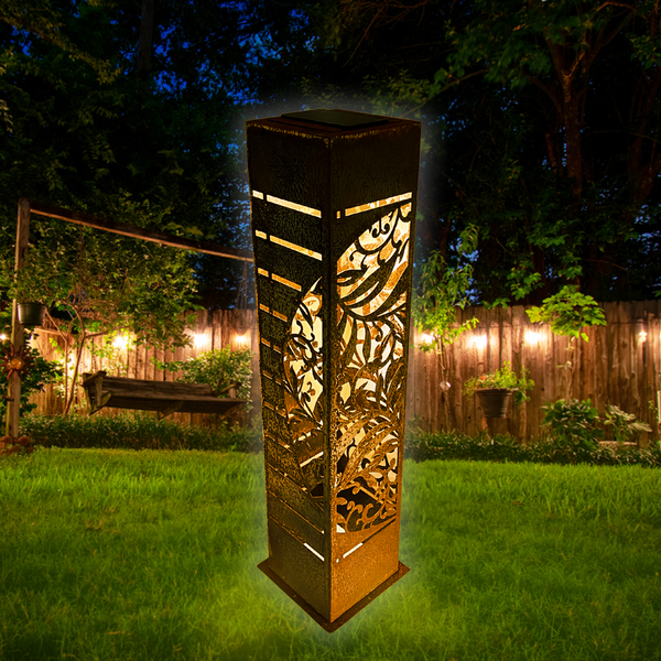 CortenAura Corten Steel Garden Sculpture - The Vines