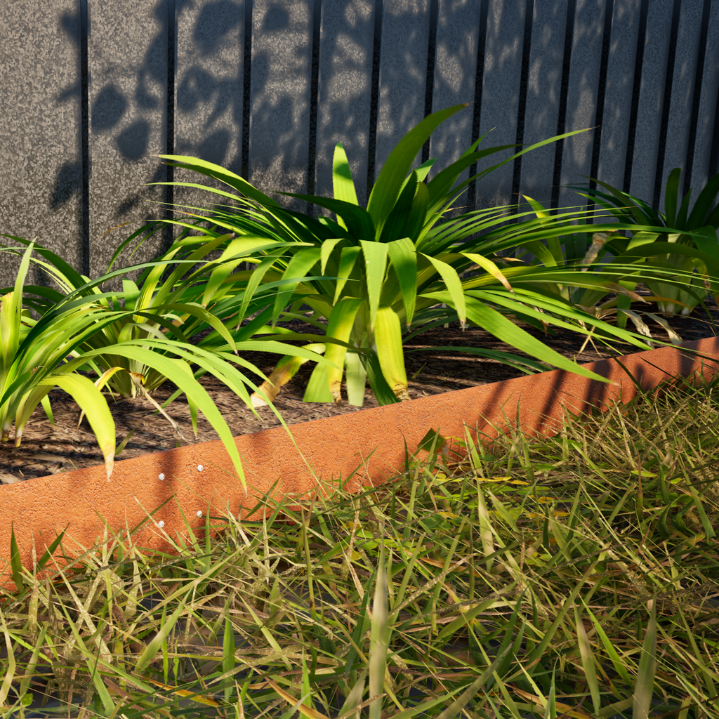 Corten Steel Garden Edging 200mm