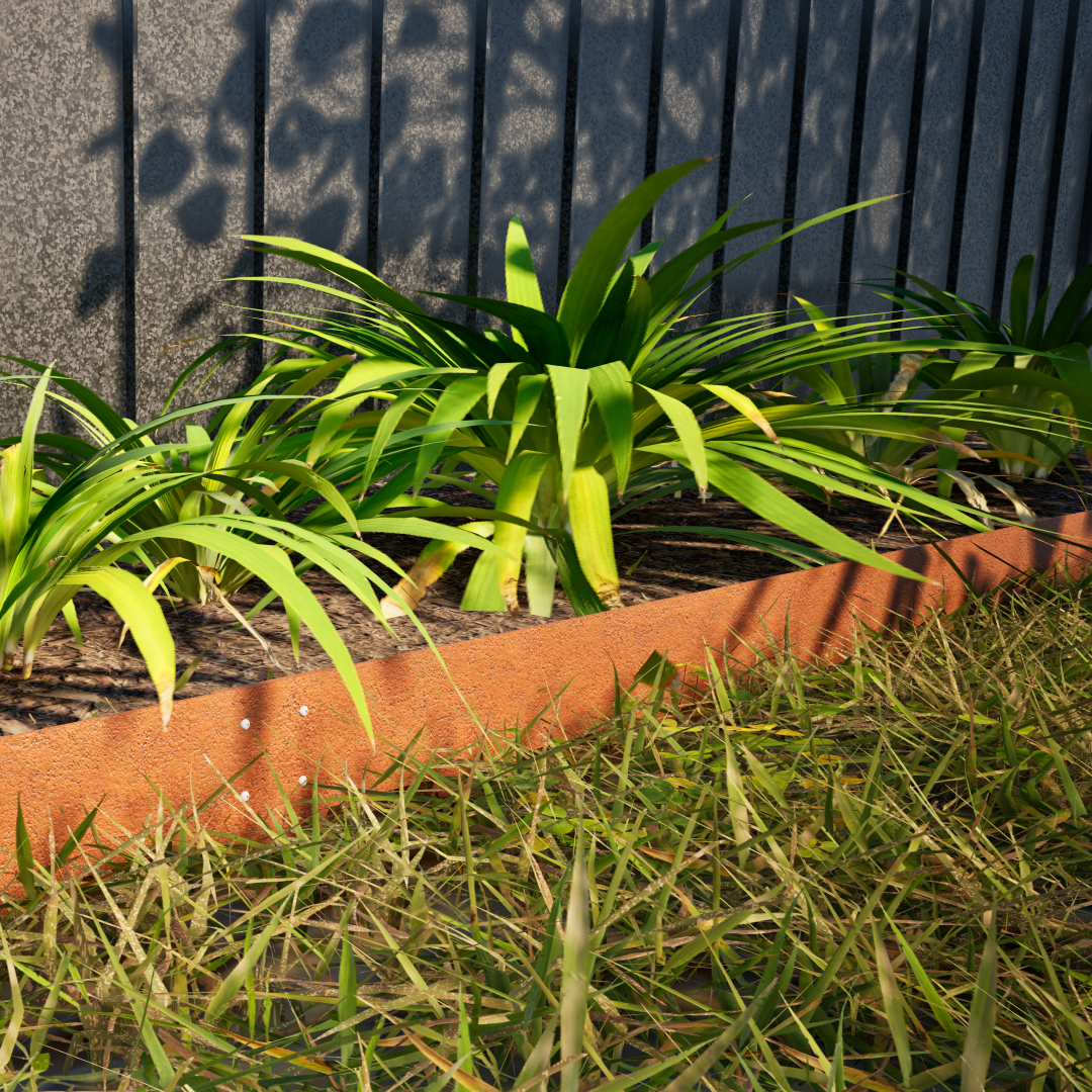 Corten Steel Garden Edging 200mm