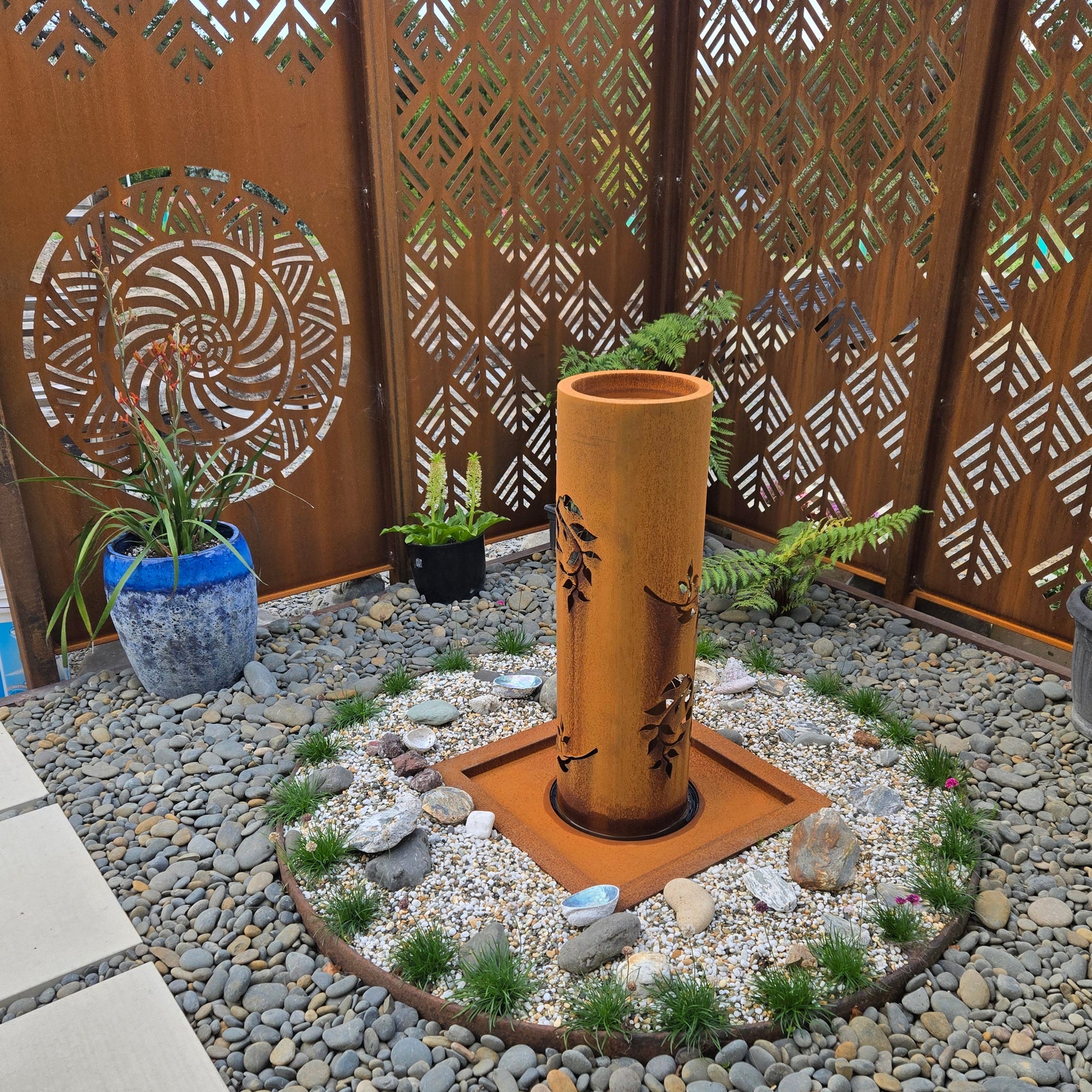 Corten Steel Water Feature