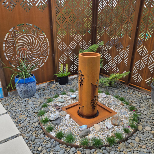 Corten Steel Water Feature