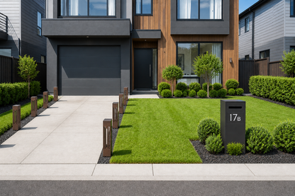 CurvaGrid - Landscape Solar Glow Bollards