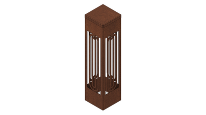 CurvaGrid - Landscape Solar Glow Bollards