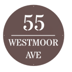 Make Your Personalized House Numbers & Address Sign Plate - Medium 60cm Circular