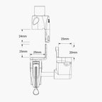 LokkLatch Gate Latch ( Single Sided Access )