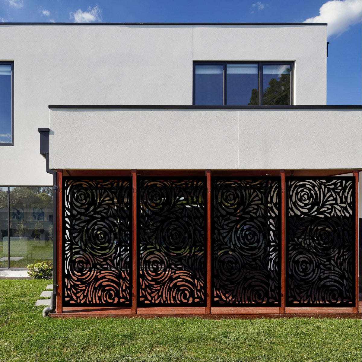 Privacy Screen & Fence Panel  - Drop Flower