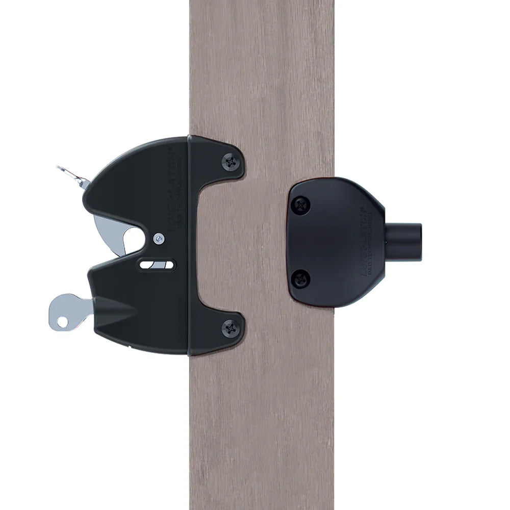 External Latch LokkLatch Gate Latch With External Push Button – Design Junction NZ