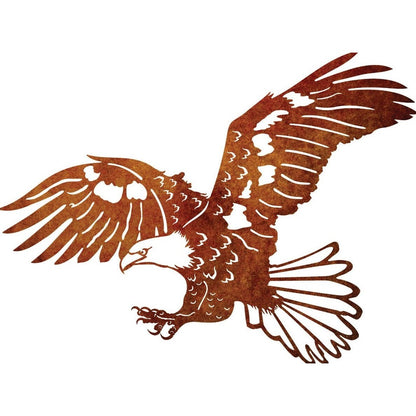 Eagle On The Hunt - Metal Art