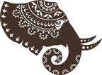 Elephant Mandala - Laser Cut Wall Art Feature