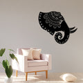 Elephant Mandala- Laser Cut Metal Animal Art & Wall Feature