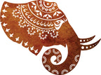 Elephant Mandala - Laser Cut Wall Art Feature
