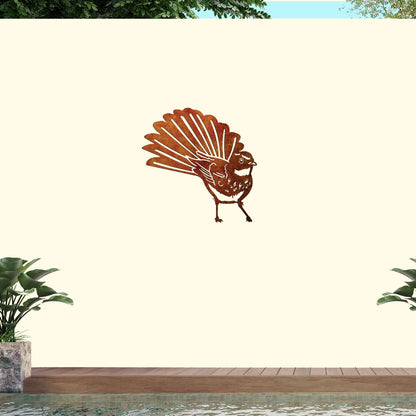 Fantail ( Front) - Corten Steel Wall Art