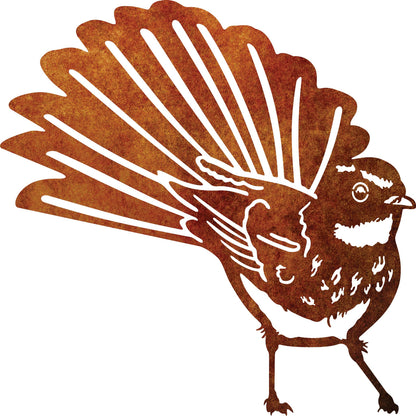Fantail ( Front) - Corten Steel Wall Art