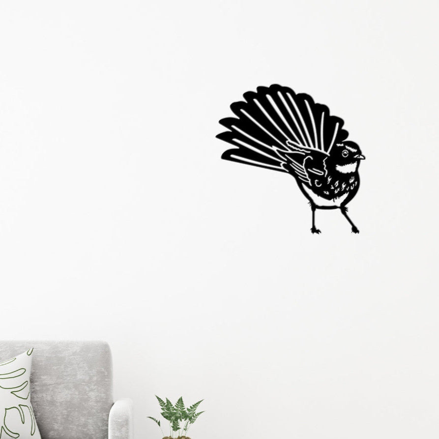 Fantail ( Front) - Corten Steel Wall Art