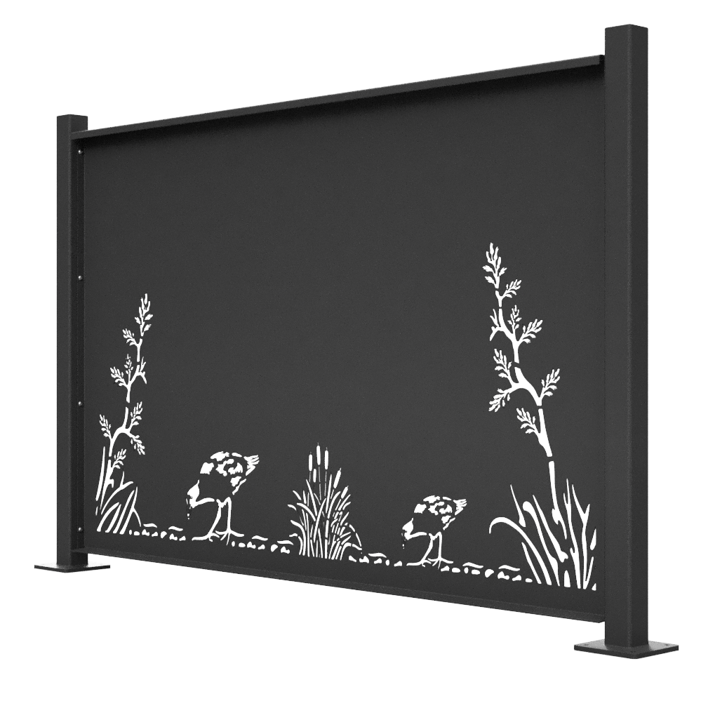 Flax with Pūkeko Balustrade Design