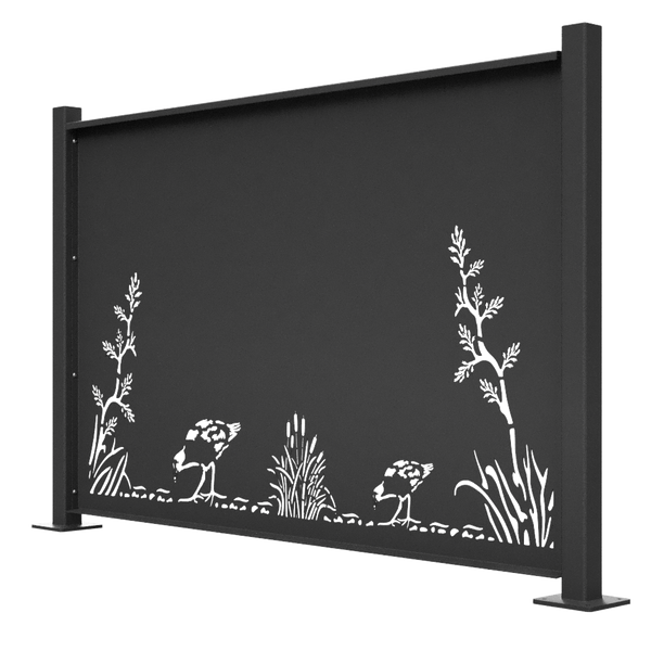 Flax with Pūkeko Balustrade Design