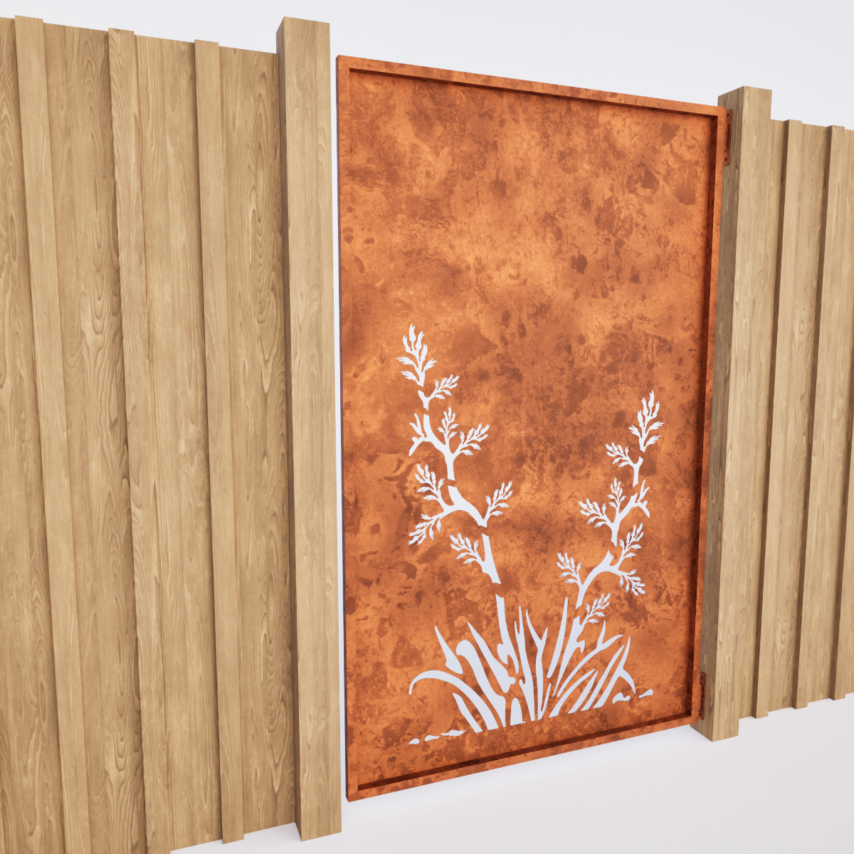 Flaxpod - Garden Gate | Corten or Aluminium NZ