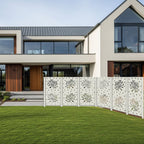 Fence Panel & Privacy Screen - Flower & Polka