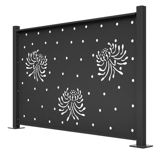 Flower Polka Balustrade Design