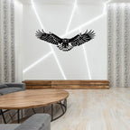 The Flying Eagle  - Symbol of Strength Metal Art