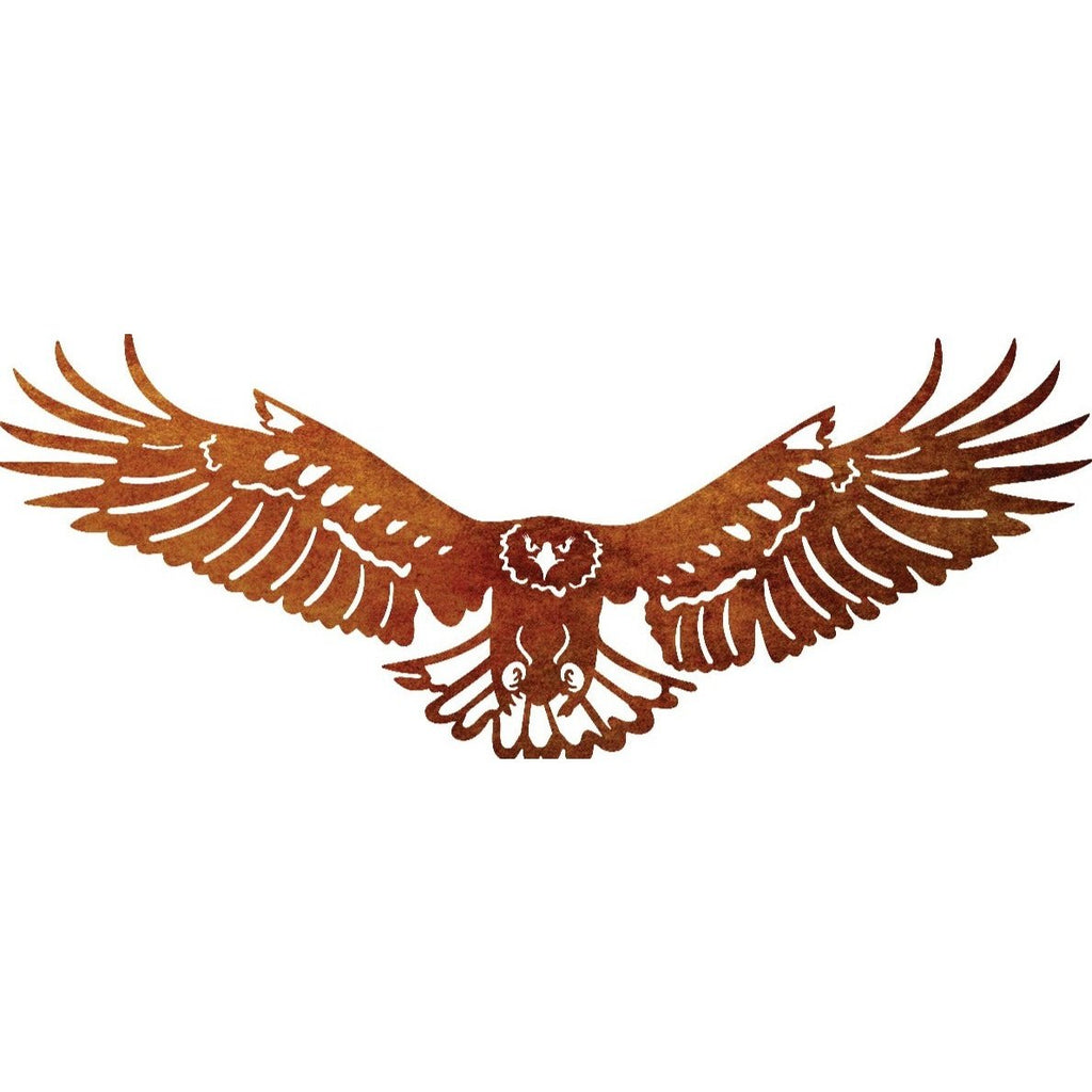 The Flying Eagle  - Symbol of Strength Metal Art