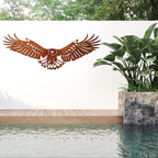 The Flying Eagle  - Symbol of Strength Metal Art