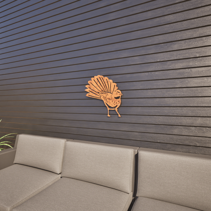 Fantail ( Front) - Corten Steel Wall Art