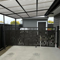 Driveway Metal Gate  - The Vertical Lines