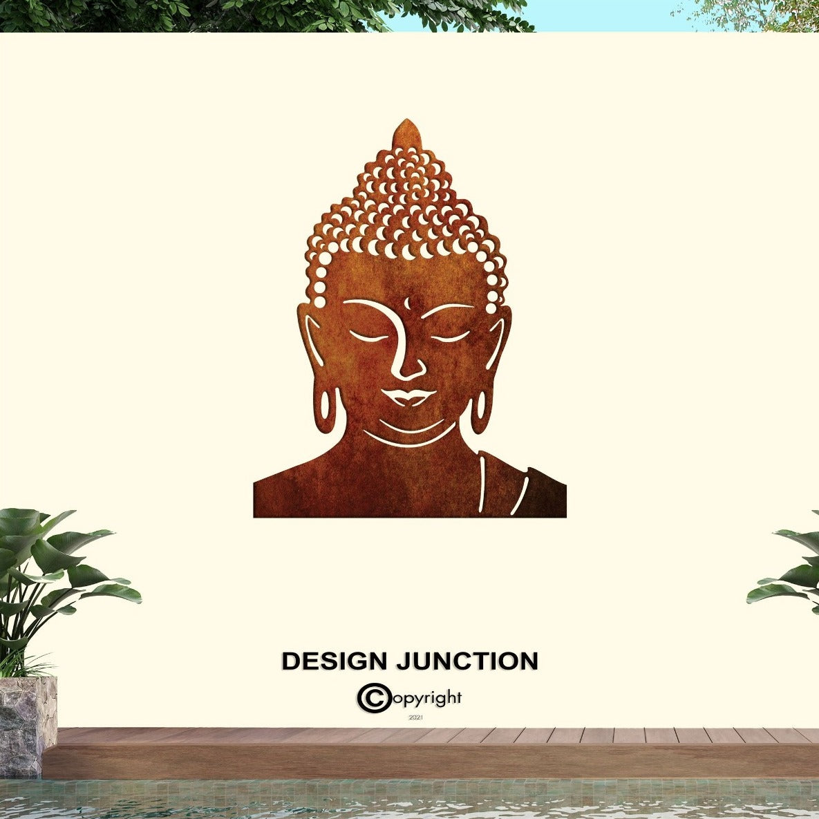GAUTAM BUDDHA- Discover Inner Peace Metal Art