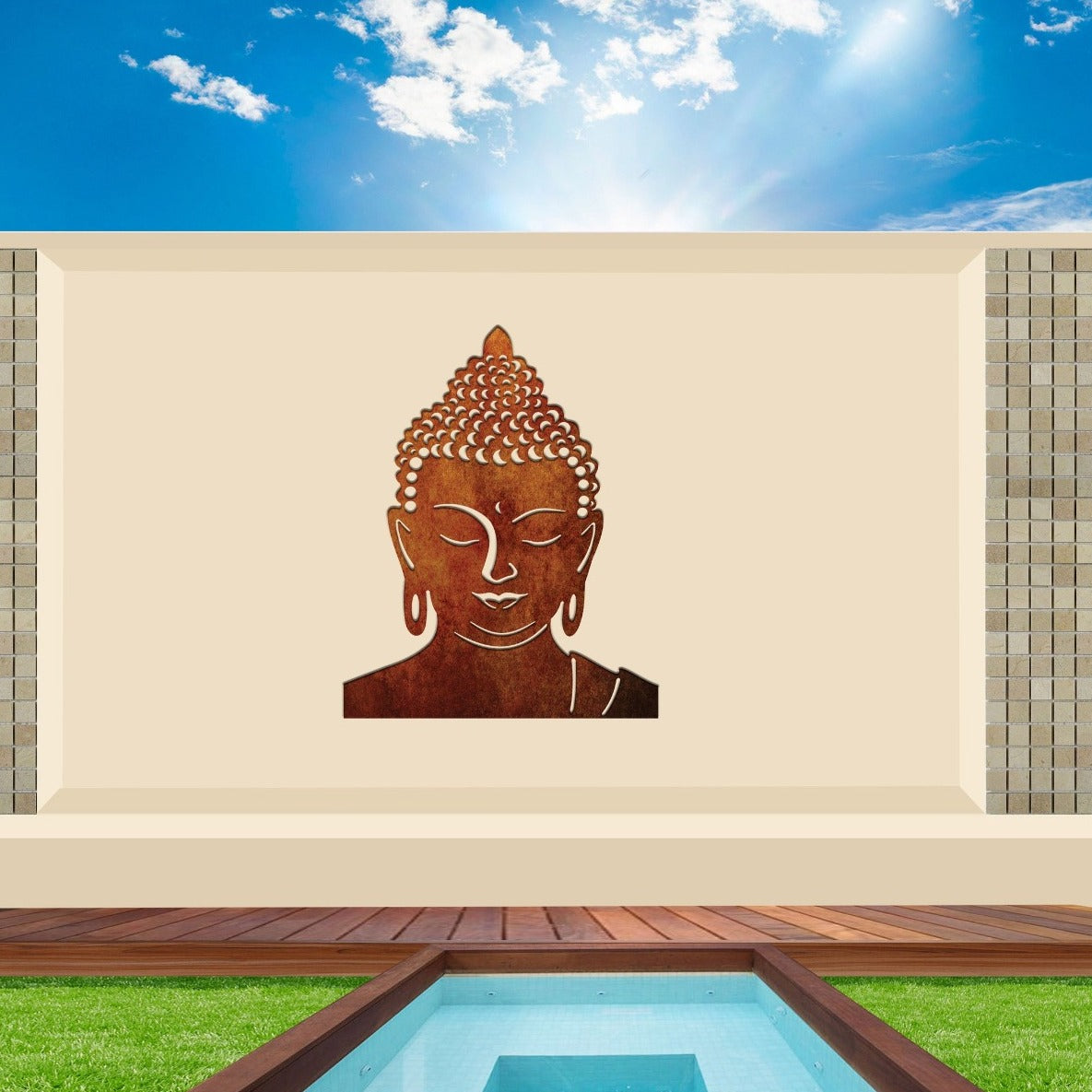 GAUTAM BUDDHA- Discover Inner Peace Metal Art