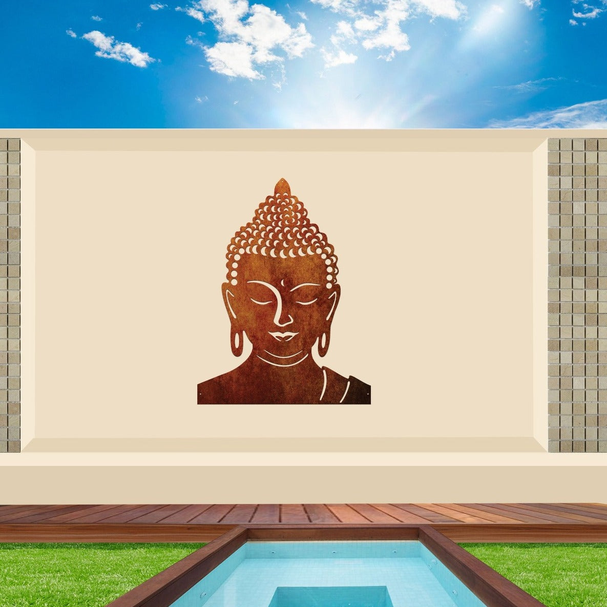 GAUTAM BUDDHA- Discover Inner Peace Metal Art