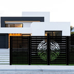 Combination Fence Panels  - Half Fern with Straight lines