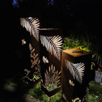 Corten Steel Garden Sculptures - Harmony of the Wild Light Pillar