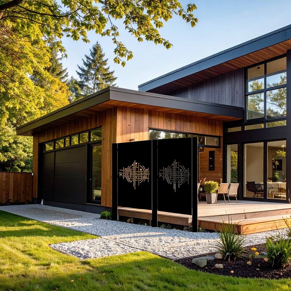 Laser Cut Privacy Screen & Fence Panel  - Harmony
