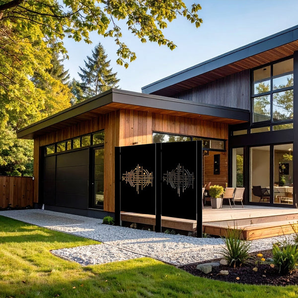 Laser Cut Privacy Screen & Fence Panel  - Harmony