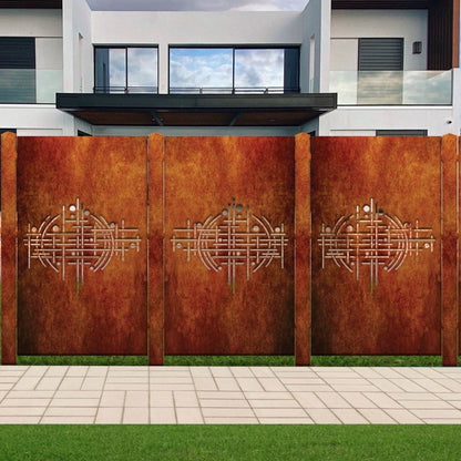 Laser Cut Privacy Screen & Fence Panel  - Harmony