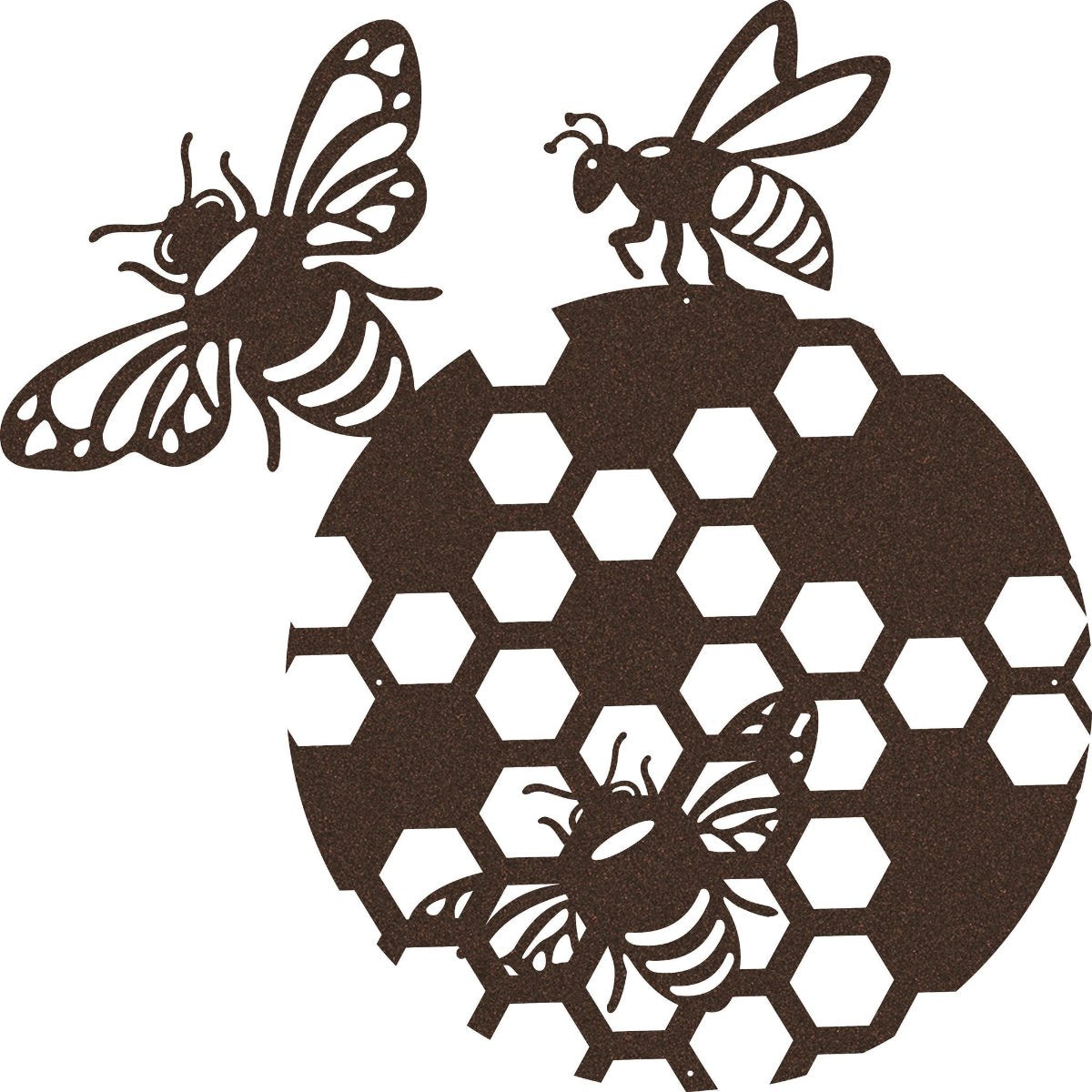 Honey Bee in Beehive - Laser cut wall Art