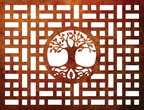 Metal Balustrade -  Tree Of Life